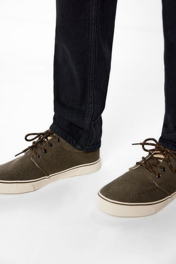 Springfield Jeans regular negro lavado gris