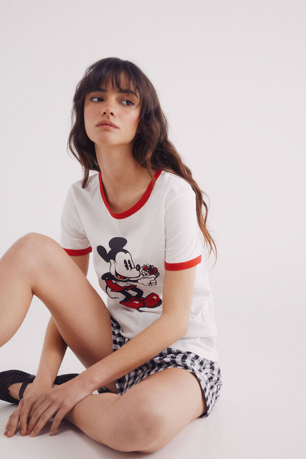 Springfield T-shirt "Mickey" branco