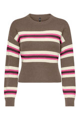 Only Jersey de rayas nude