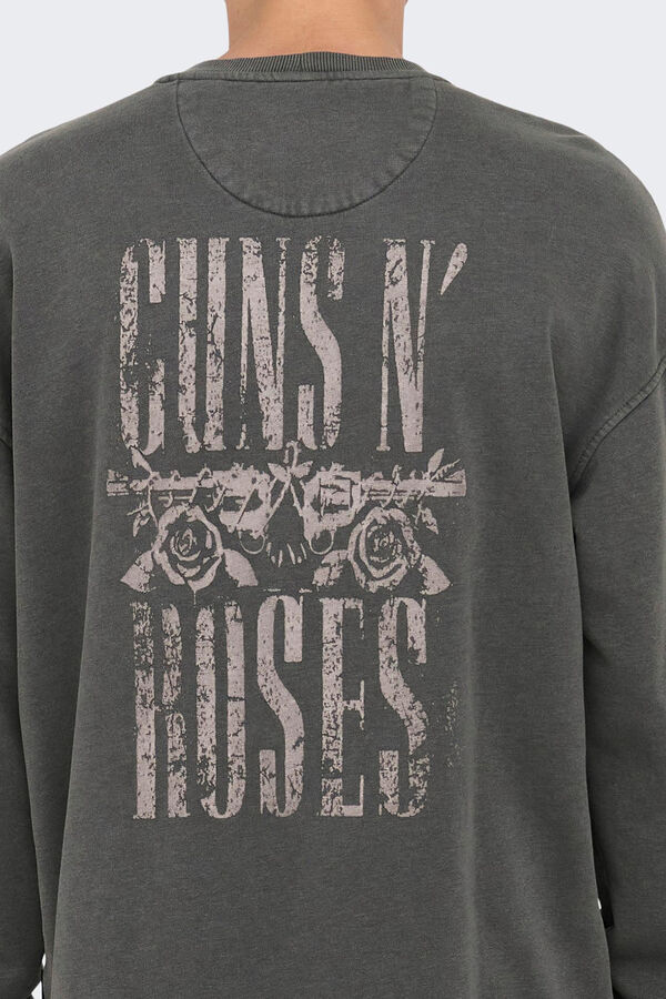 Springfield Sweatshirt Guns N' Roses regular preto