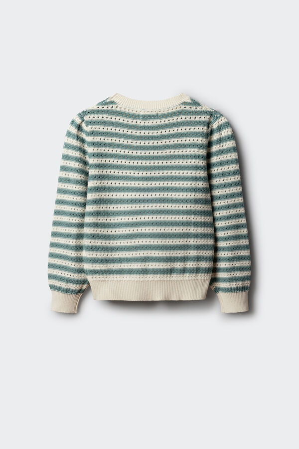 Springfield Kids Camisola &agrave;sriscas para menina verde