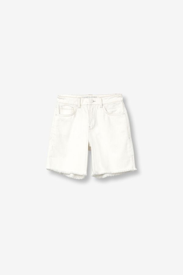 Tiffosi Shorts de estilo casual branco