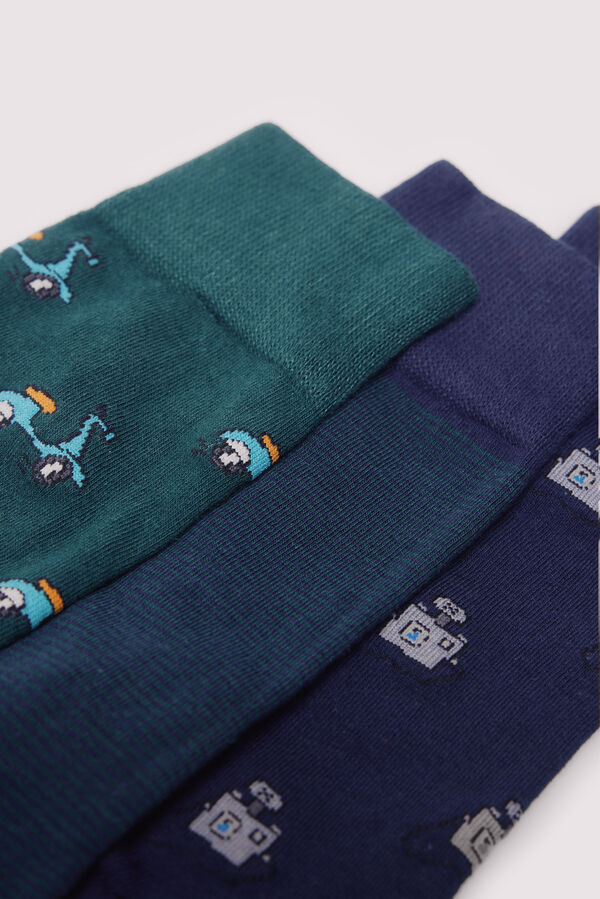 Springfield Pacote de 3 meias It&aacute;lia verde