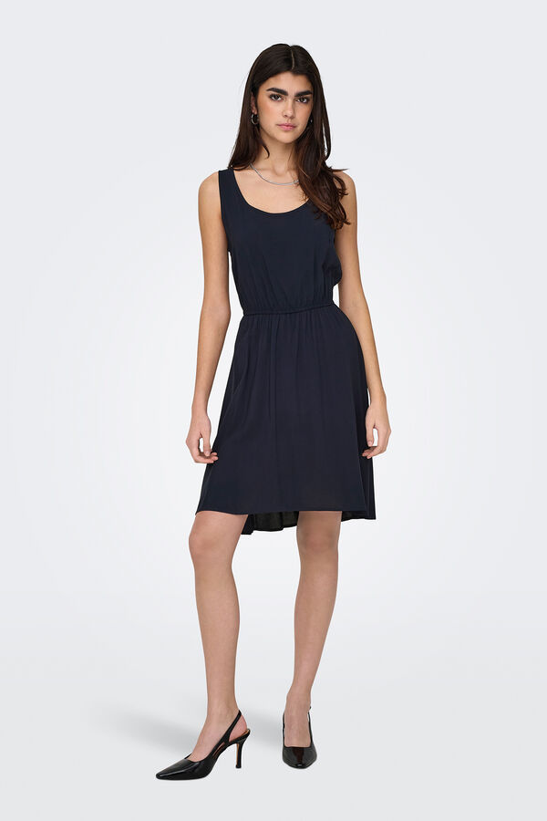 Only Vestido corto sin mangas azul