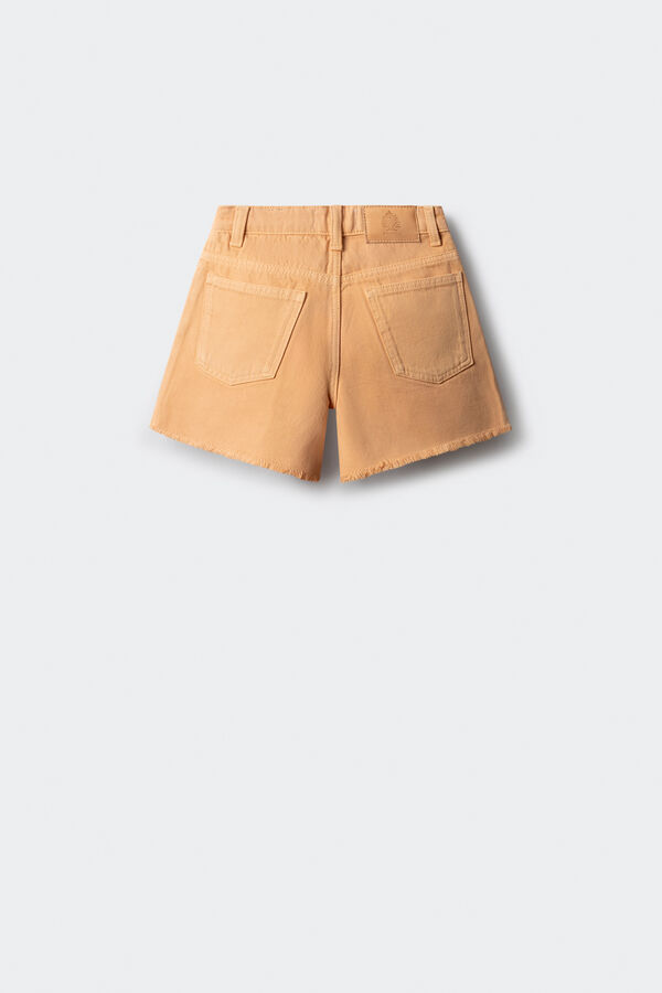 Springfield Kids Short denim color para niña naranja