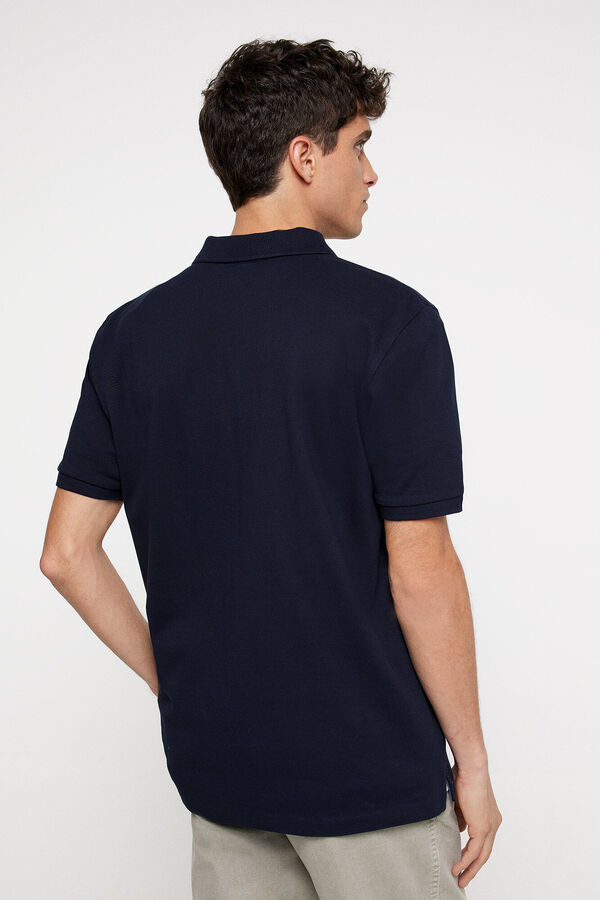 Springfield Polo piqu&eacute; b&aacute;sico regular fit azul