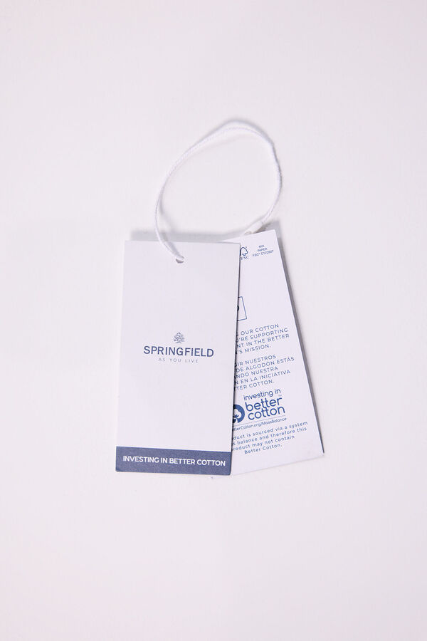 Springfield Suéter fashion com gola com fecho-éclair cru