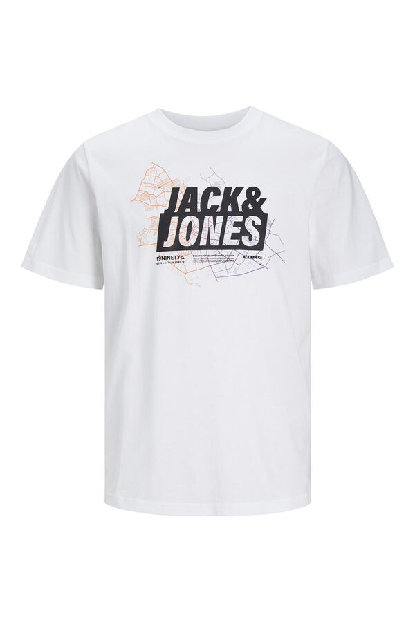 Jack & Jones Sweatshirt print à frente branco