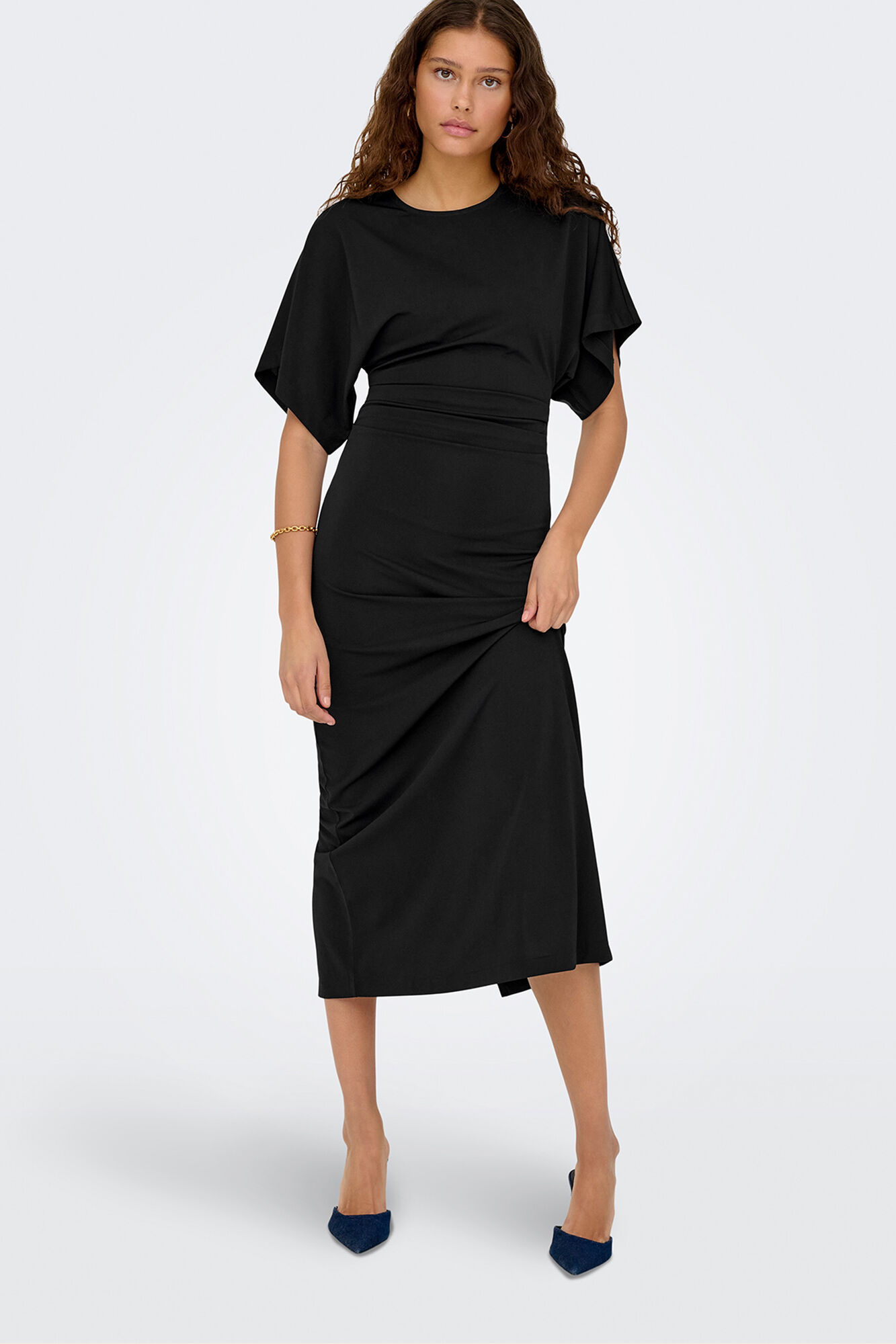 JDY Vestido longo ajustado