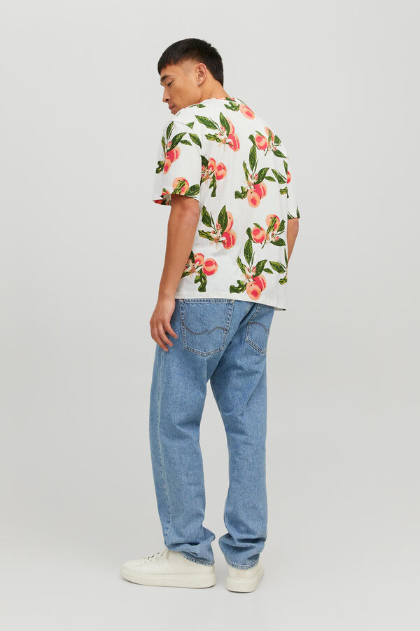 Jack & Jones Camiseta print floral blanco