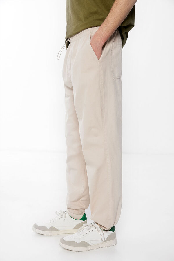 Springfield Pantal&oacute;n parachute beige