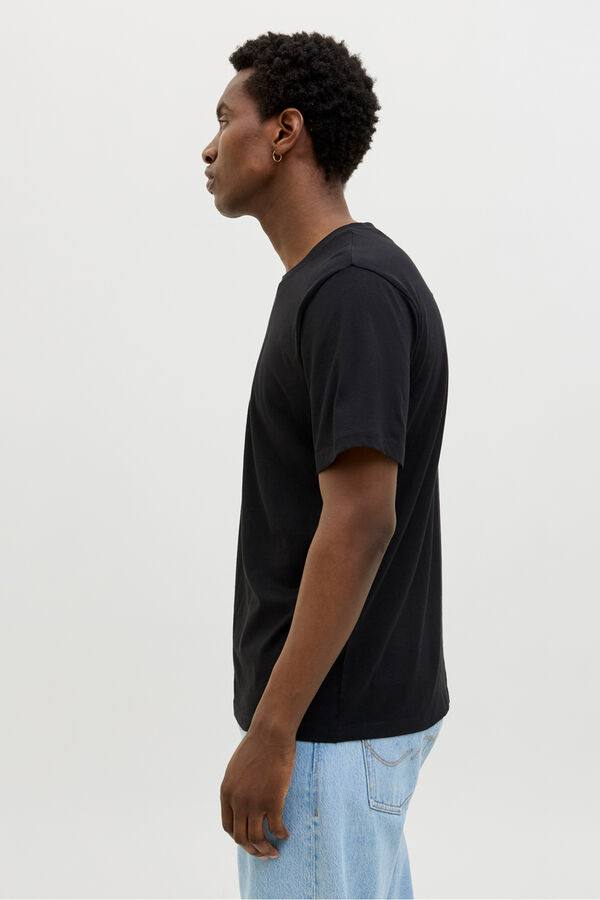 Jack & Jones Camiseta regular fit estampada negro