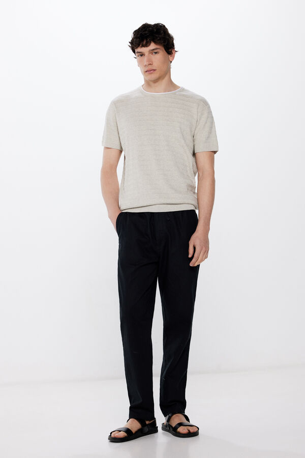 Springfield Camisola manga curta cinzento