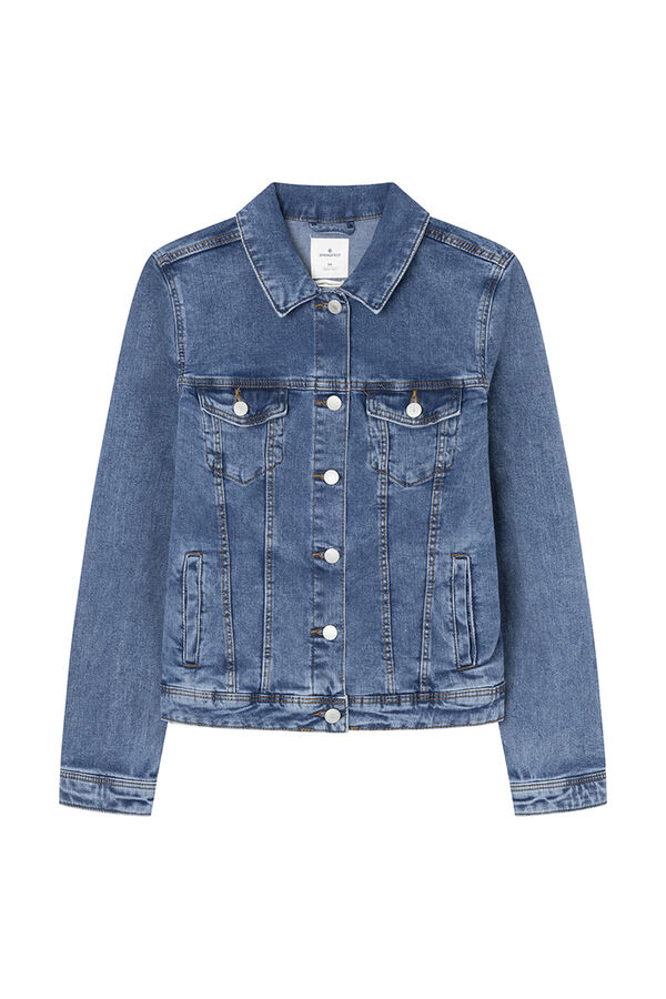 Springfield Cazadora vaquera algod&oacute;n azul