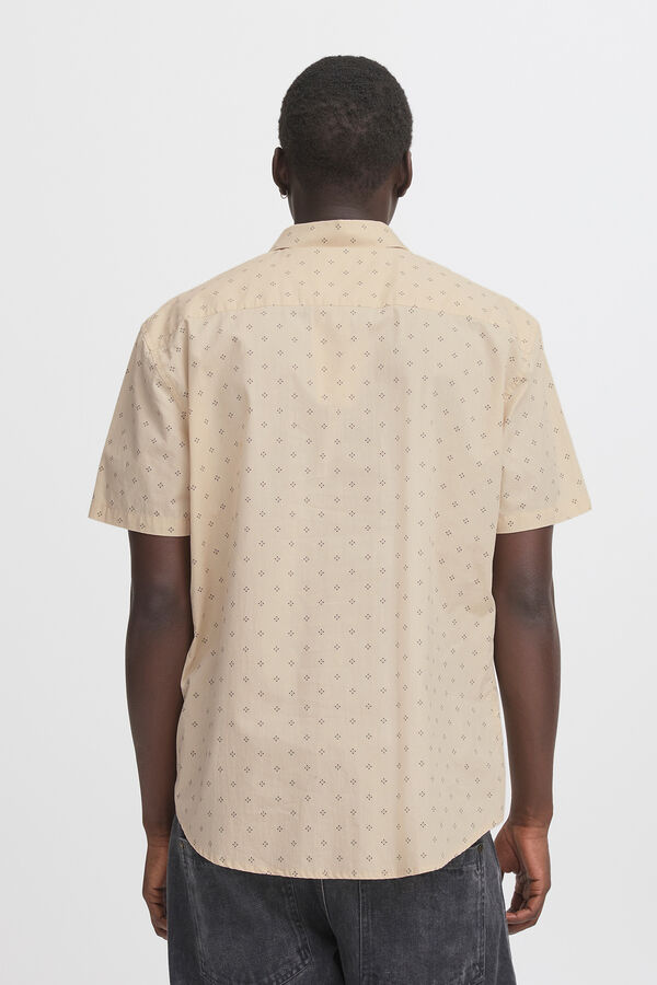 Blend Camisa de manga curta Bhaustin  bege