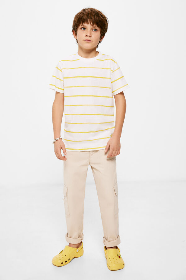 Springfield Kids T-shirt riscas menino vermelho