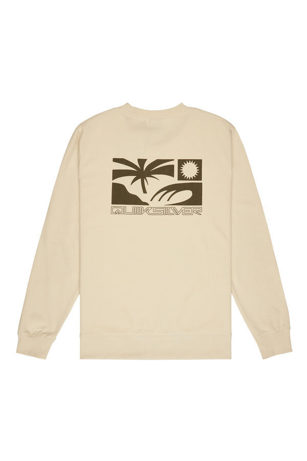 Quiksilver Sweatshirt gola redonda branco