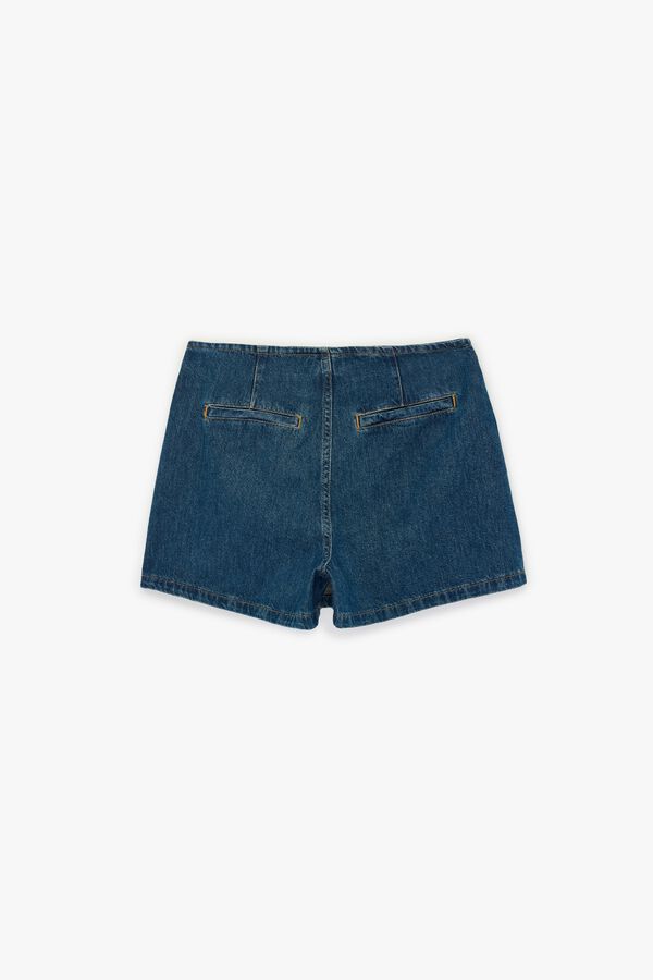 Koton Saia-cal&ccedil;&atilde;o em denim azul
