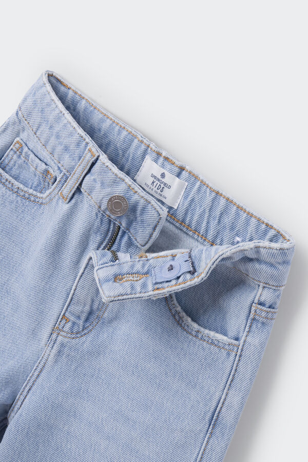 Springfield Kids Cal&ccedil;as denim culotte menina azul