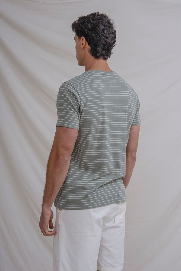 Celopman T-shirt riscas azul