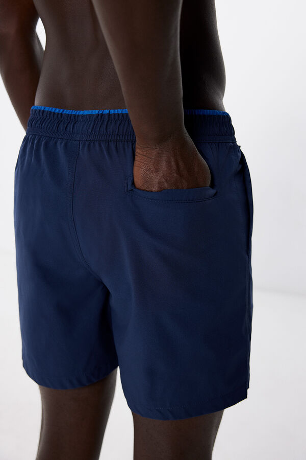 Springfield Ba&ntilde;ador liso azul