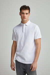 Springfield Polo piqué contrastante com carcela slim fit