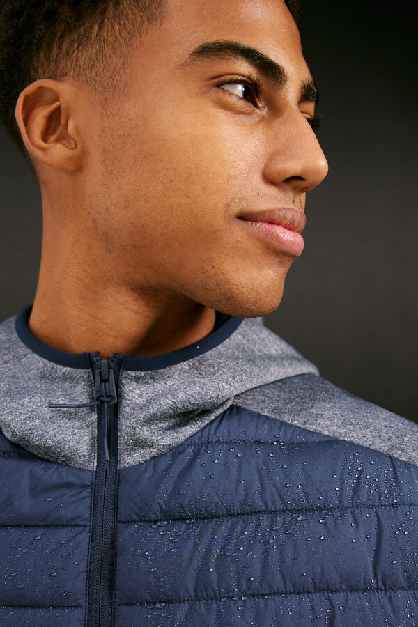 Springfield Casaco combinado capuz azul