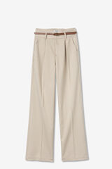 Tiffosi Cal&ccedil;a Sob Medida com Cinto cru