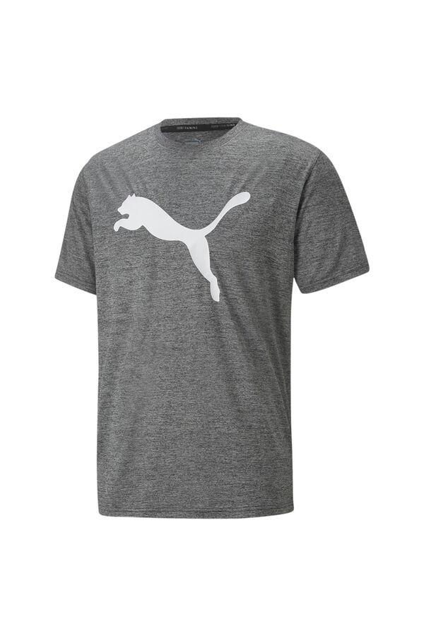 Puma TRAIN FAV HEATHER CAT TEE preto