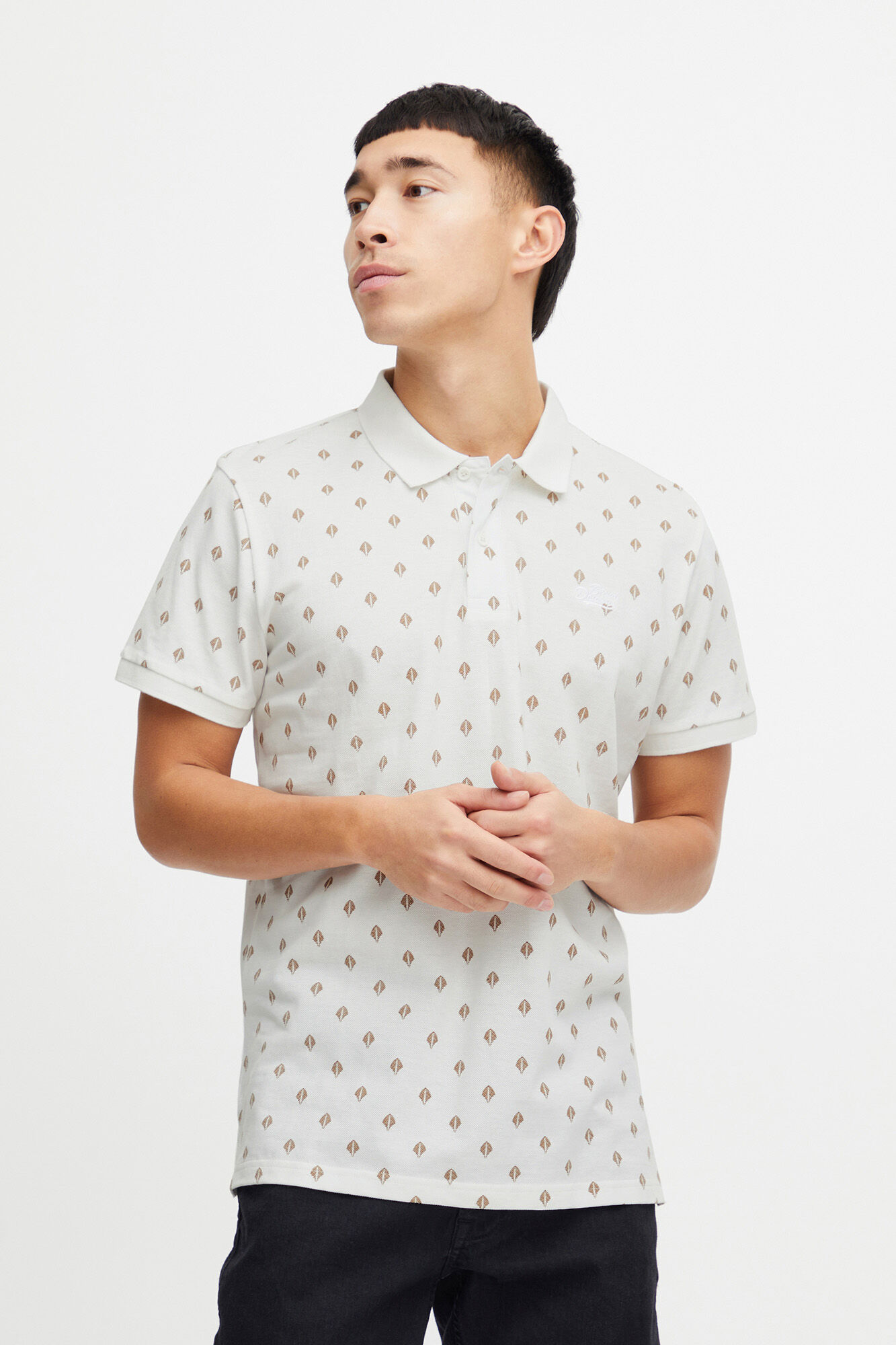 Blend Polo de Algod&atilde;o Regular Fit Estampado