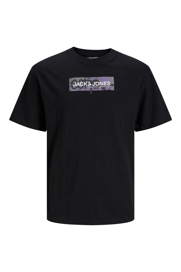 Jack & Jones T-shirt fit relaxed preto