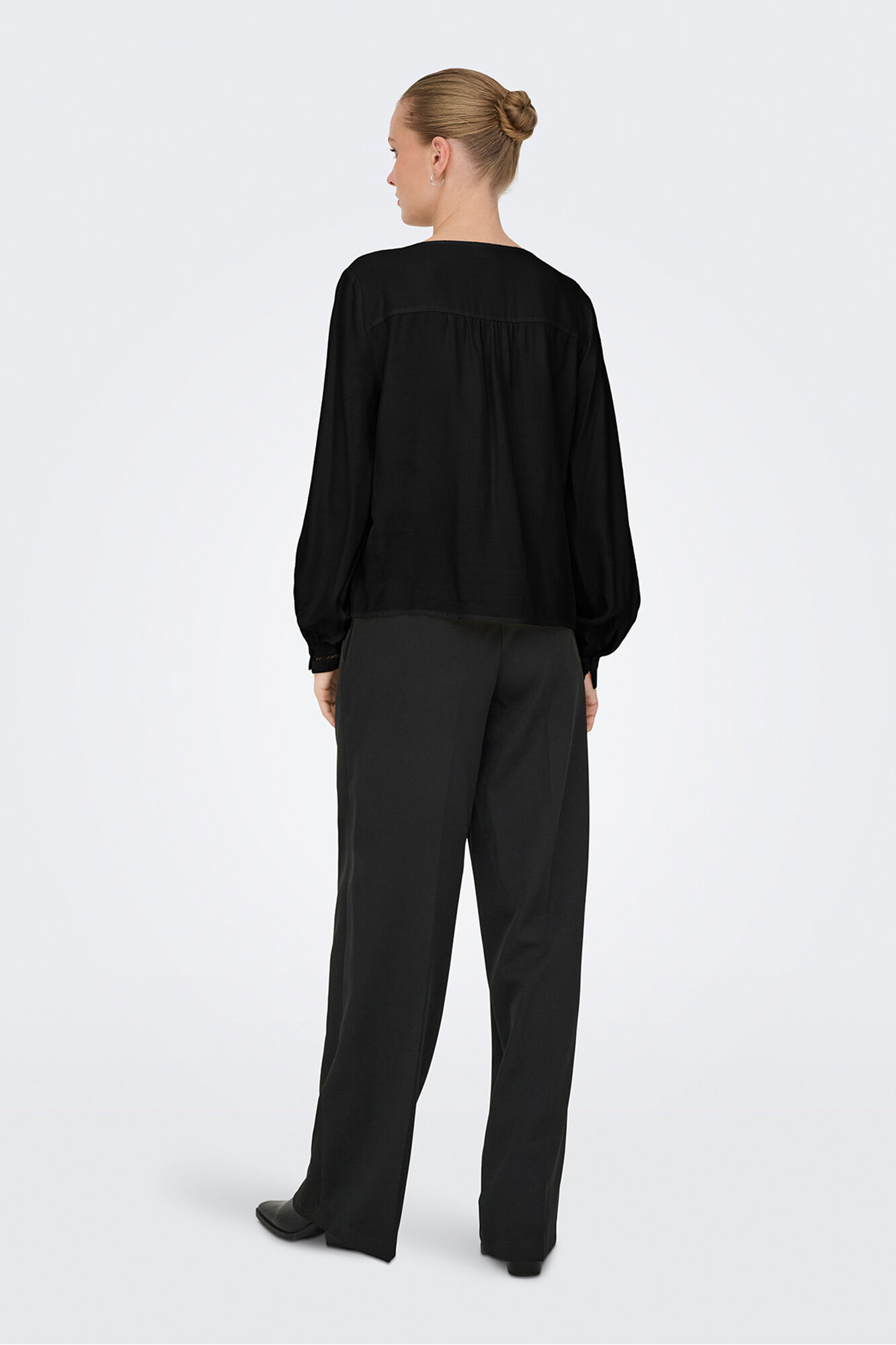 JDY Blusa de manga comprida manga