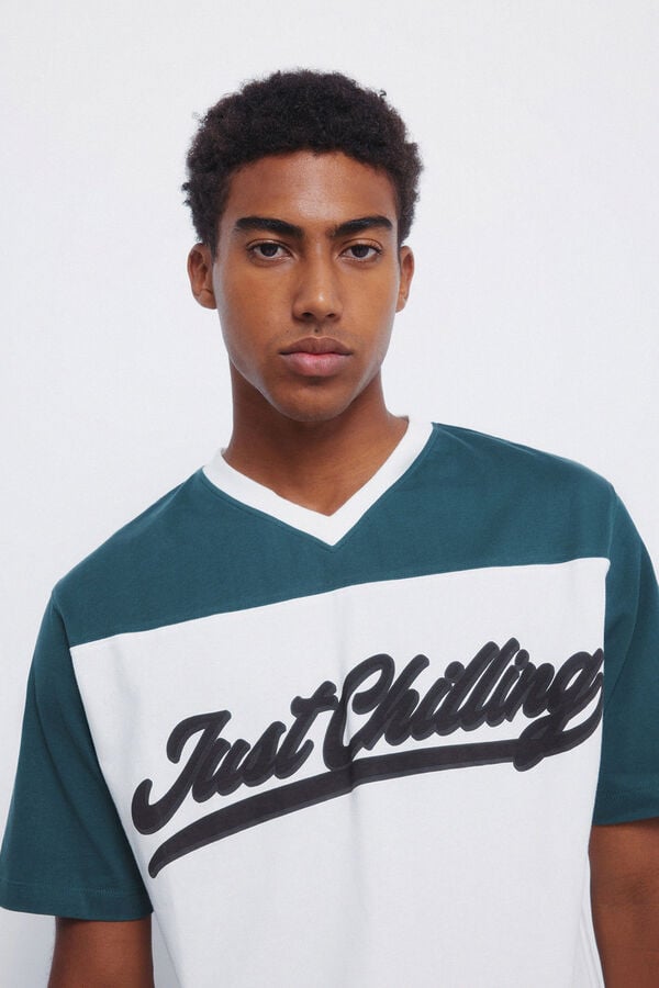 Springfield Camiseta chilling verde