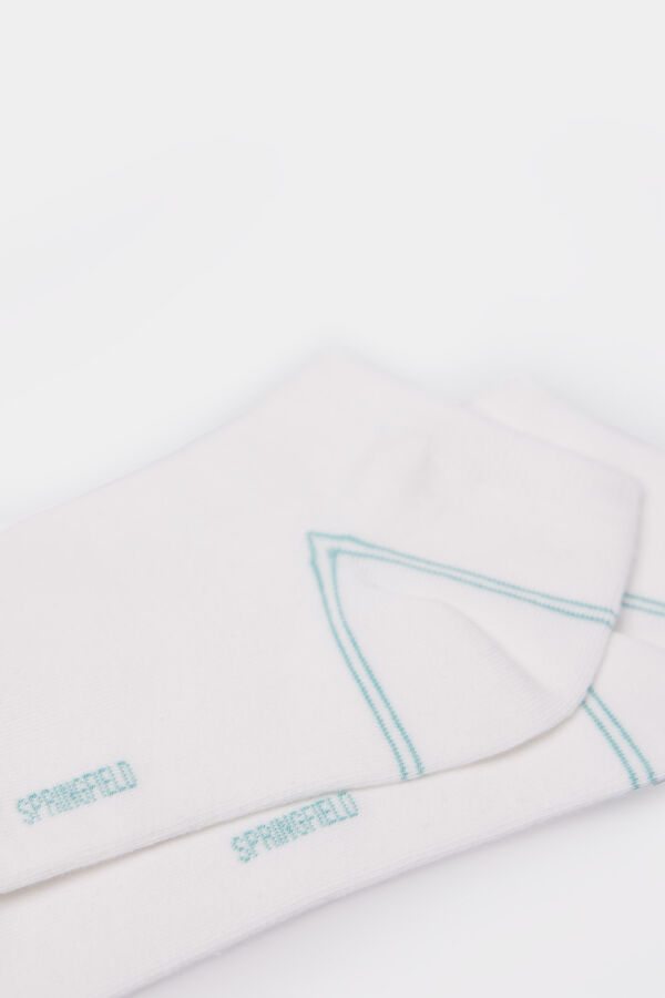 Springfield Calcet&iacute;n tobillero b&aacute;sico blanco