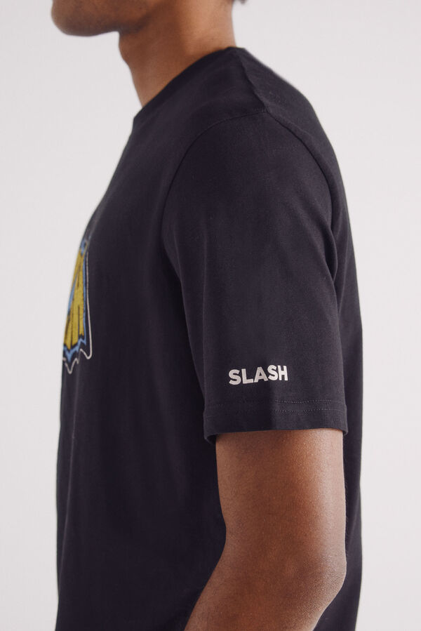 Springfield Camiseta Slash Bat negro