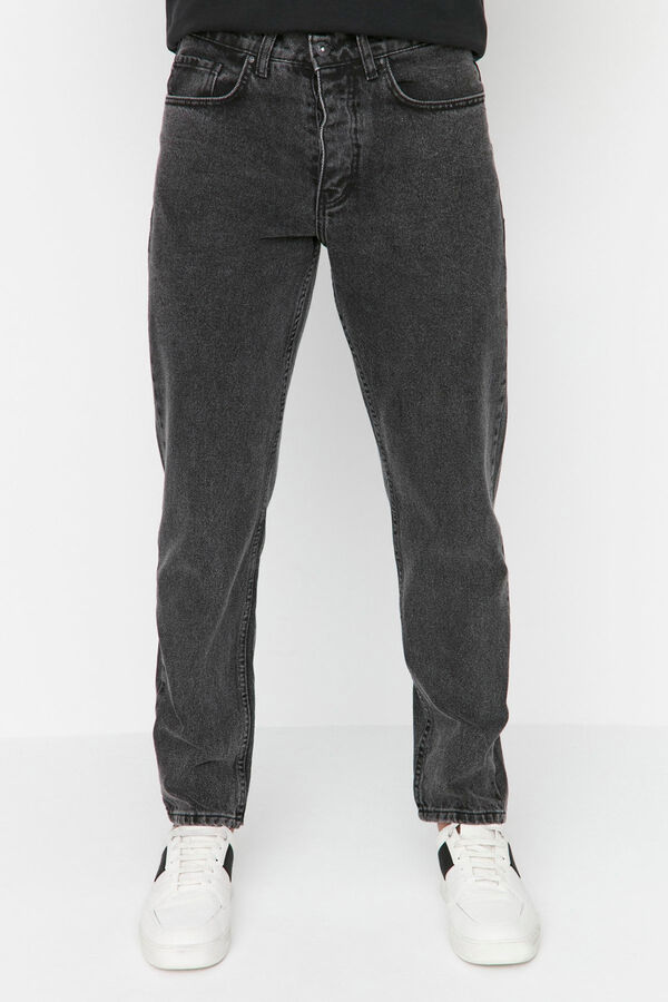 Trendyol Jeans regular de hombre gris