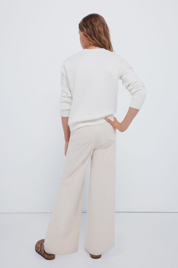 Springfield Kids Pantal&oacute;n Culotte micropana ni&ntilde;a blanco