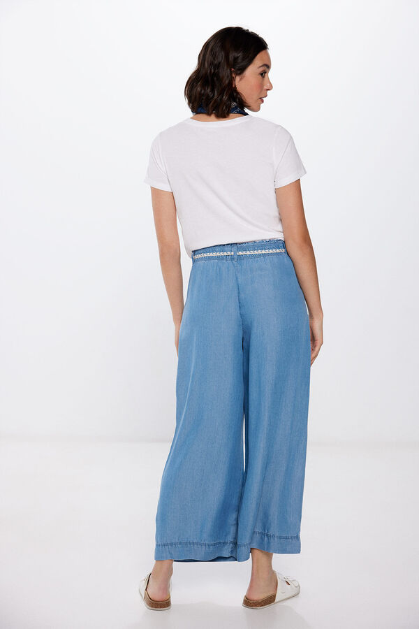 Springfield Jeans Culotte azul