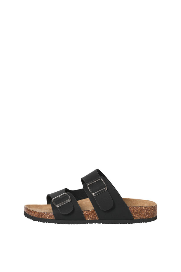 Jack & Jones Sand&aacute;lias fivelas sola leve preto