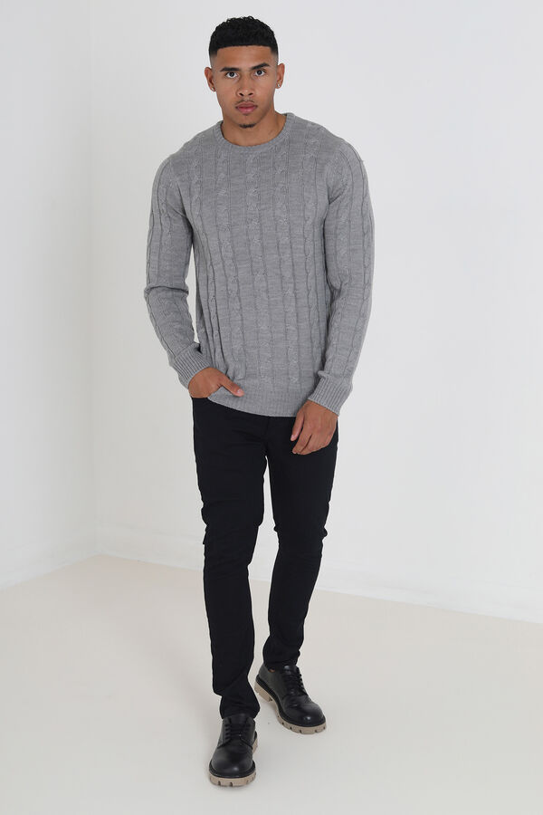 Brave Soul oitos malha estampado