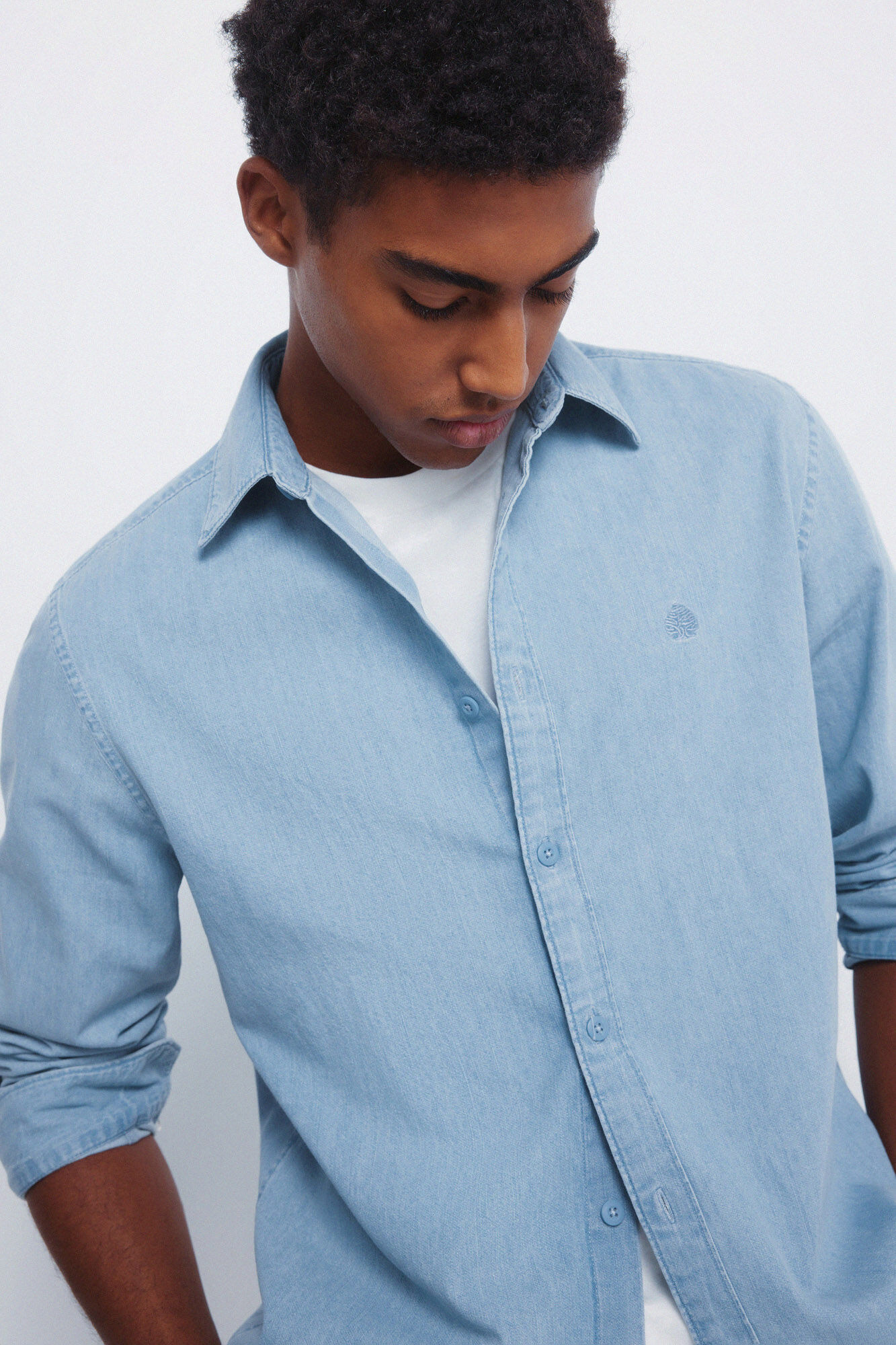 Springfield Camisa jeans
