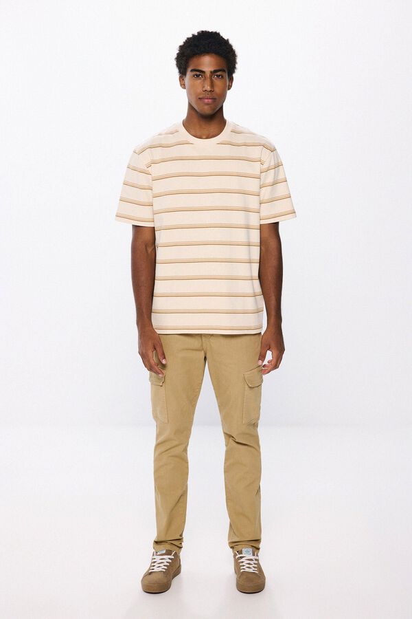 Springfield T-shirt riscas azul