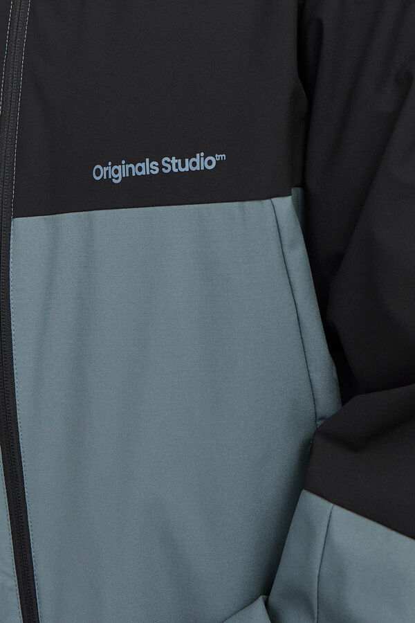 Jack & Jones Chaqueta cortavientos capucha negro