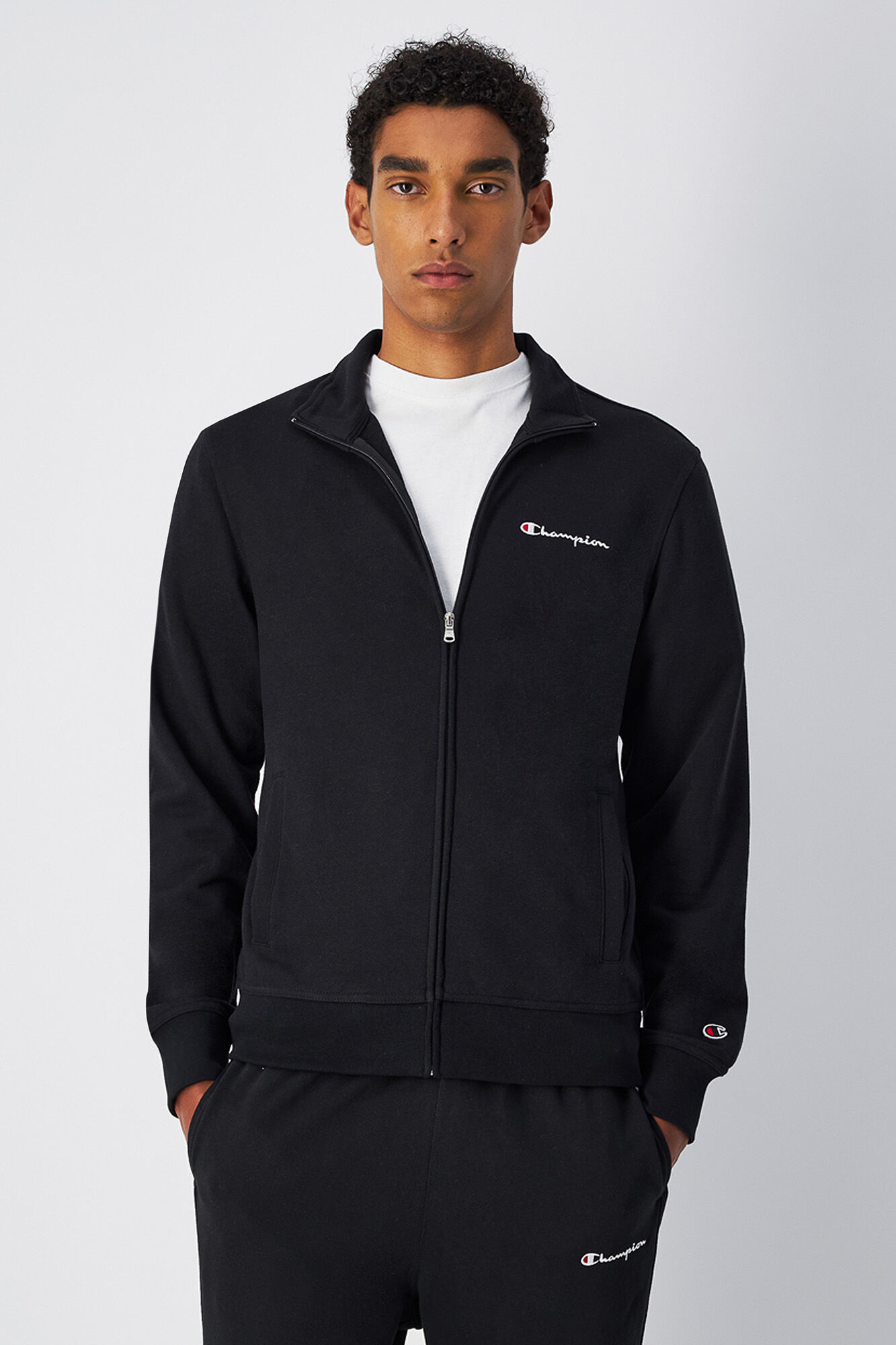 Champion Sudadera abierta de algod&oacute;n hombre