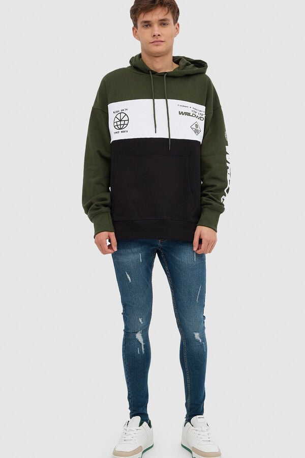 Inside Sudadera Con Capucha verde