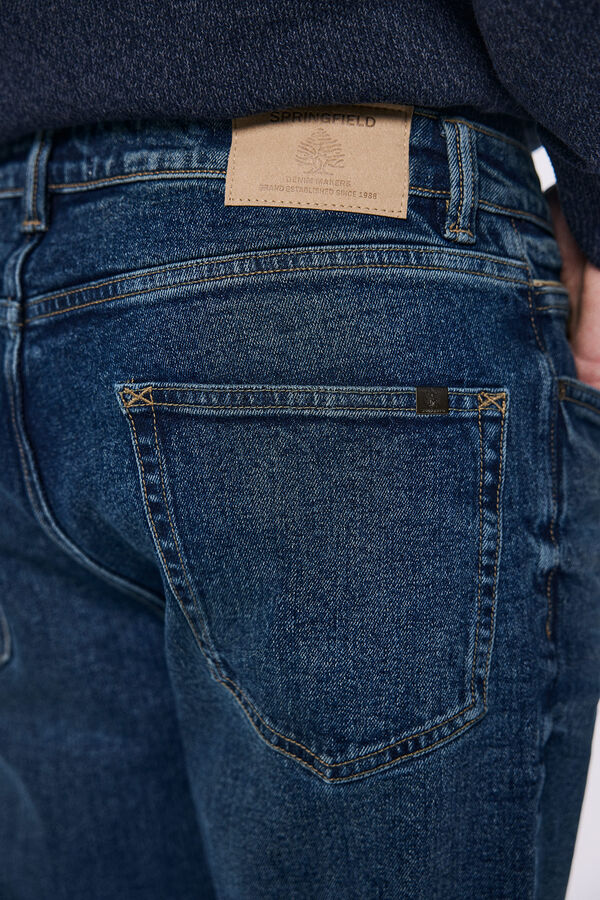 Springfield Jeans slim fit azul