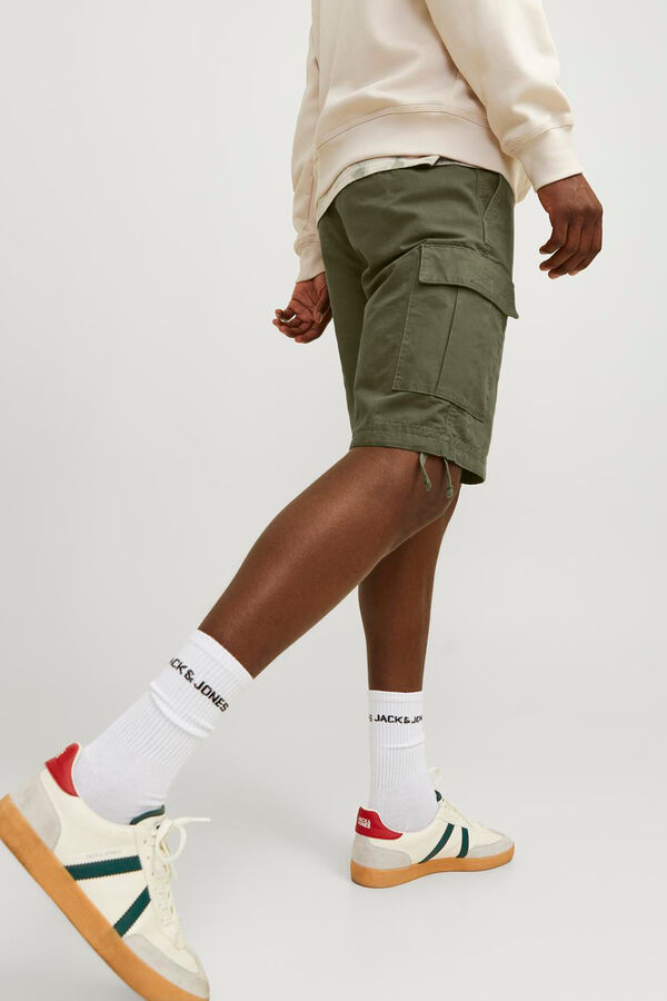 Jack & Jones Shorts cargo de regular fit verde
