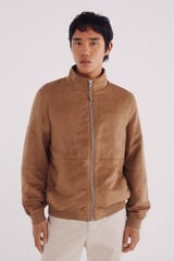 Springfield Cazadora efecto ante beige