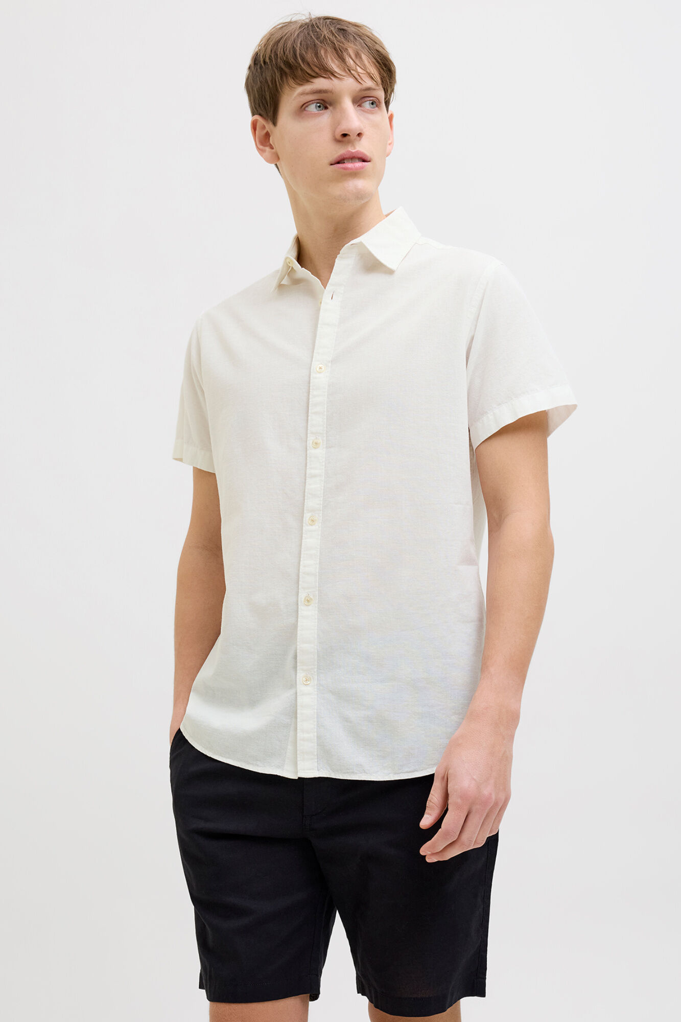 JJ REBEL Camisa comfort fit lino