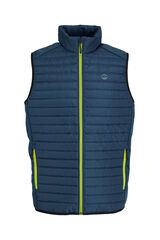 Jack & Jones Colete acolchoado azul
